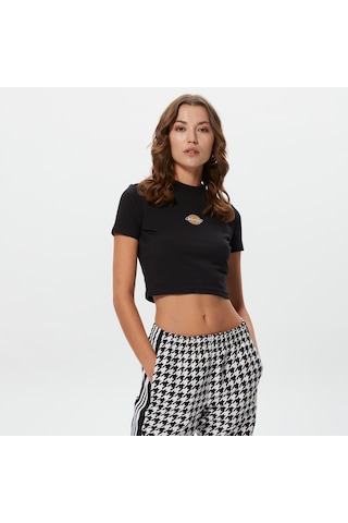 Dıckıes Dickies Maple Valley Kadın Siyah Crop T-shirt