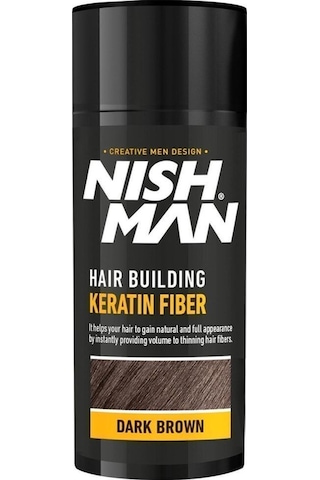 Saç Dolgunlaştırıcı Keratin Fiber Dark Brown Sabitleyici Sprey Set
