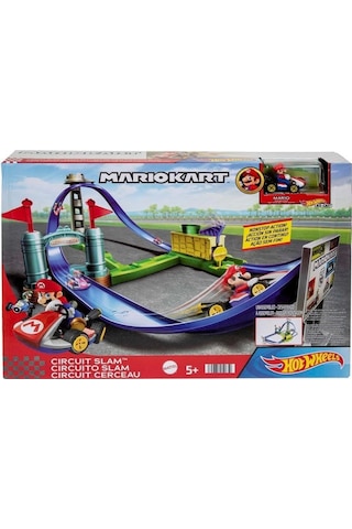 Nessiworld Hgk59 Hw Mario Kart Keskin Dönüşler Pist Seti /hot Wheels Çok Renkli