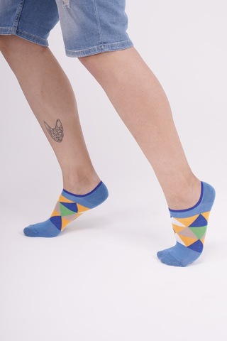 The Socks Company 3 Çift Özel Kutulu Erkek Görünmez Çorap 23SDCR154P Gri