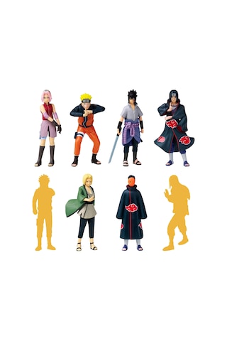 Naruto 8'li Koleksiyon Figür Seti Model 2