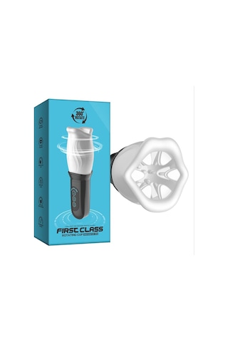 Carmine 360 Derece Dönebilen Güçlü Emiş Yapabilen Şarjlı Su Geçirmez Gül Model Otomatik Mastürbatör