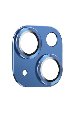 Apple Uyumlu iPhone 13 Mini Zore Cl-03 Kamera Lens Koruyucu Mavi