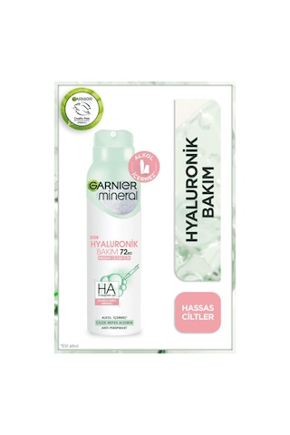 Garnier Mineral Hyaluronik Bakım Sprey Deodorant 150 ML