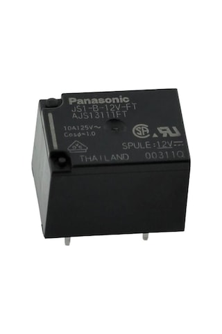 Js1-b-12v-f-t Panasonic Röle 12vdc 10a -4592
