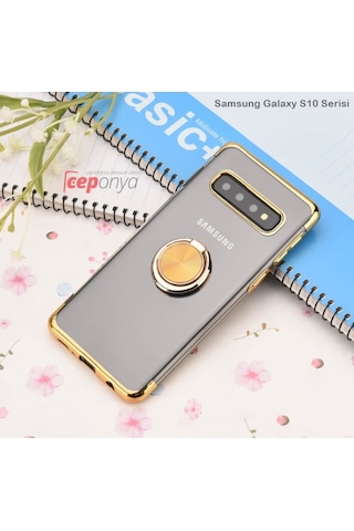 Galaxy S10E Yüzüklü Stantli Köseleri Renkli Seffaf Gess Kilif 328715156 - Kampanya-Renk / Istemiyorum-Rose