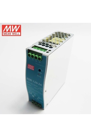 Meanwell Edr-120-24 120W 5 Amper Trafo Ray Tip Güç Kaynağı