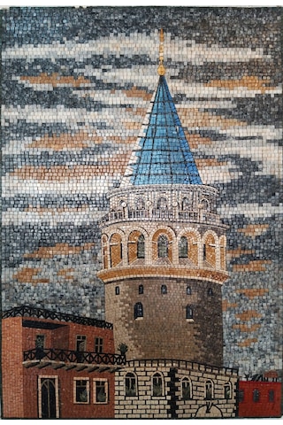 Ibla Mozaık Galata Külesi Mermer Tablosu