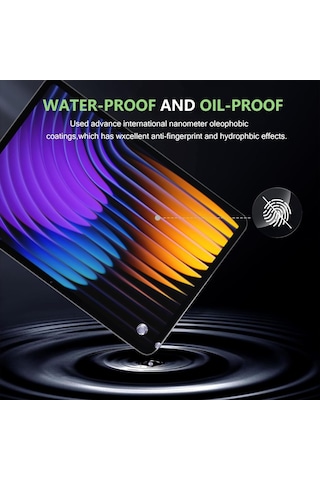 Samsung Uyumlu Galaxy Tab S10 Fe+ Plus 13.1inç Tablet Nano Ekran Koruyucu Kapaklı Kılıf