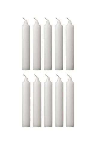 80 Adet Beyaz Klasik Mum Ince Uzun Mum Beyaz Mum Bakkal Mumu Beya
