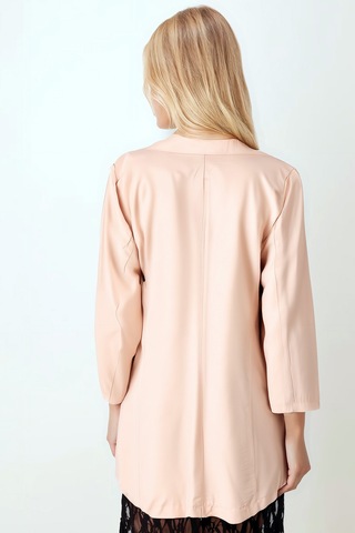 Armonika Kadın Bej Cepli Oversize Ceket Arm-26k001005