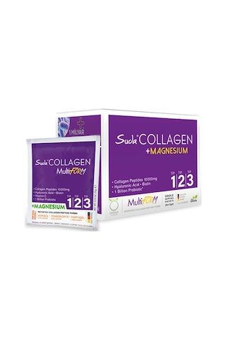Suda Collagen Multiform Portakallı Magnesium 30 Saşe 15 Gr