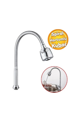 Maoyaya Lichen Spiral Başlı 2 Fonksiyonlu Hareketli Dönebilen Hortumlu, Lületaşı Motifli Diğer