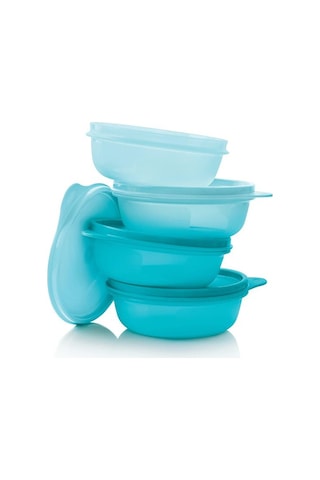 Tupperware Şeker Kaplar 4 Parça Set Mor