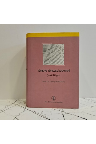 Türkiye Türkçesi Grameri Şekil Bilgisi