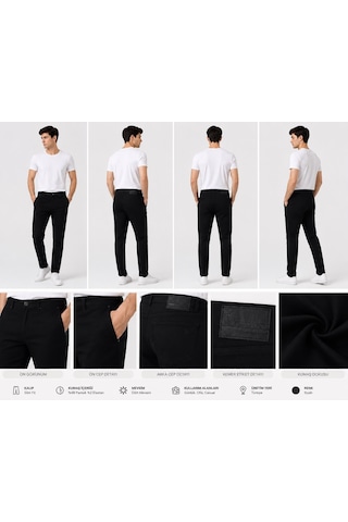 Craft Straıgh Siyah Kot Pantolon 30-40