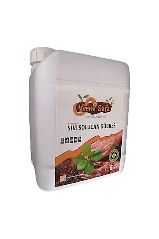 Organik Doğal vermisafa Konsantre Sıvı Solucan Gübresi 5 L