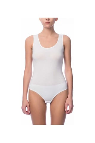 Reva Geniş Askılı Çıtçıtlo Body M Beden Beyaz Beyaz M M