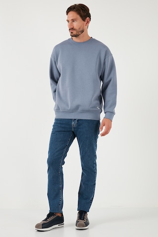 Buratti Regular Fit Bisiklet Yaka Pamuklu Içi Tüylü Yumuşak Şardonlu Erkek Sweat 5905255 Koyu Gri