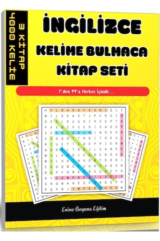 İngilizce Kelime Bulmaca Kitap Seti 3 Kitap- 800 Sudoku