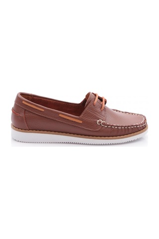 Dgn E4302 Kadın Comfort Ayakkabi Taba Floater