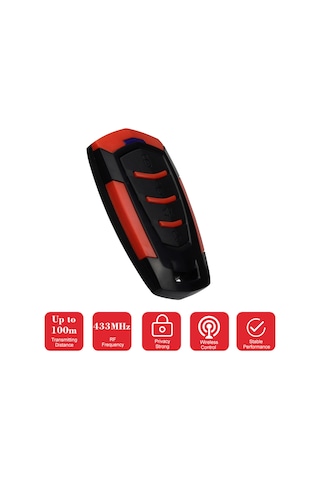 Konesam 433mhz Akıllı Kopyalama Kumanda Anahtarı - 4 Tuşlu Kablosuz Kumanda Açma-kapama - Abs Malzeme - 50-100m Menzil - Ak-k200427 Modeli