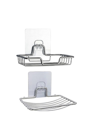 Tongxida Bosphorus Tek Stil Sones Saklama Sabunluk Rafı, Paslanmaz Monte Kavisli Katmanlı Etiketli Duvara Çelik Banyo Diğer