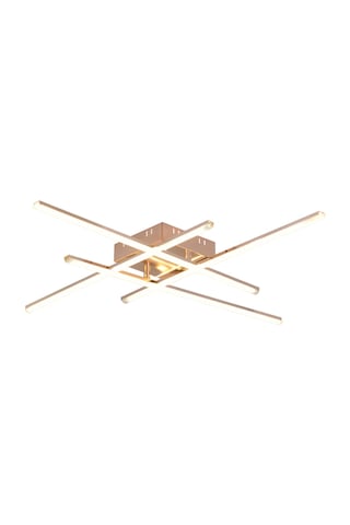 Pl 06 4 Model Gold 3 Renkli Salon Ve Oturma Odası İçin İdeal Alüminyum Avize, 10x55 Gold