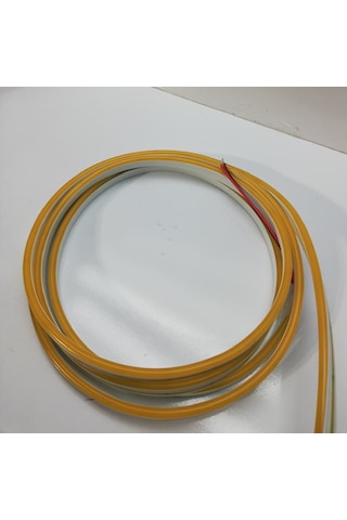 Neon Led 12 Volt Amber Işık Dış Mekan 5 Metre