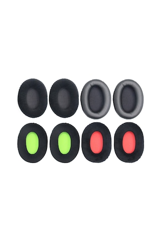 Reedark Hyperx Cloud Iı Yedek Kulaklık Yastığı - Nefes Alabilir Siyah Protein Kılıf Siyah - Beyaz