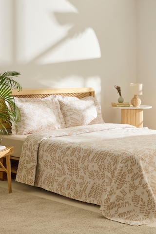 Kaşmir Home Maja Tek Kişilik Pike Takımı Bej Bej
