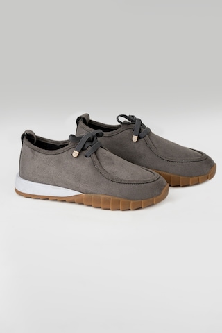 Tw Tonny White New York 057 Kadın Renkli Tabanlı Sneaker Yürüyüş Ayakkabısı Füme
