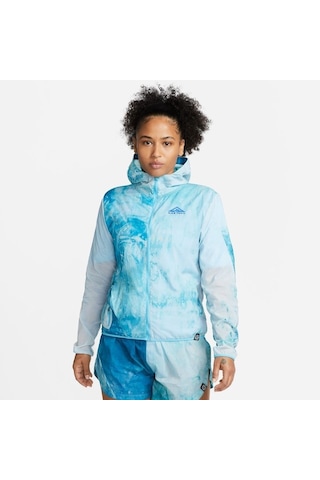 Nike Repel Trail Running Kadın Ceket M Mavi