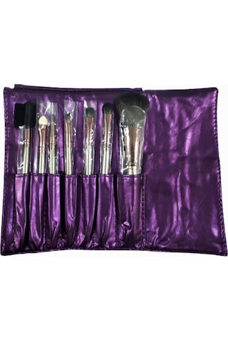 Esterella Makyaj Fırça Set 7'li Çantalı - Mor