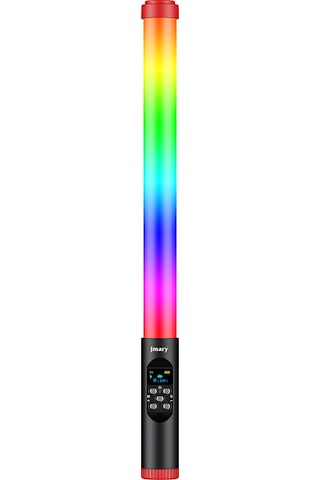 Jmary FM-128RGB OLED Ekran Göstergeli RGB Led Işıklı Su Geçirmez Aydınlatma Çubuğu JMARY-TA84068