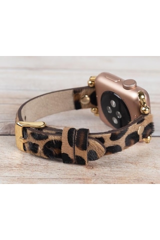 Bouletta Apple Uyumlu Watch Deri Kordon 38-40-41Mm Gt Leo1N Tüylü (545897061)