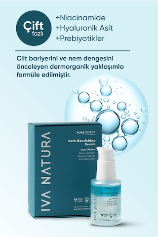 Iva Natura Leke Karşıtı Çift Fazlı Nemlendirici Cilt Bakım Serumu 30 ML