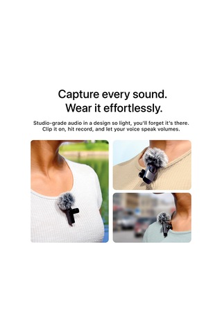 Yaozixa K9 Kablosuz Mikrofon: Çiftli Miktar, Type-c Ve İphone Uyumlu, Stüdyo Kalitesi Ses, Cep Boyutu