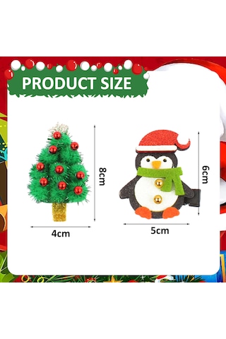 Noel Saç Tokası Güzel Sevimli Ren Geyiği Boynuzu Saç Aksesuarları Boynuzlu Ve Kulaklı Kafa Bandı Payet Saç Tokası Çok Renkli