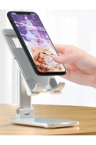 Portatif Ayarlanabilir Katlanır Telefon Ve Tablet Tutucu Stand