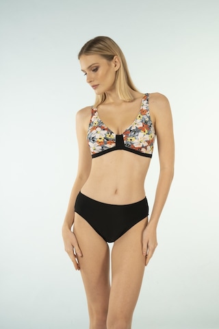 Estiva Desenli Luplu Toparlayıcı Bikini Takımı - Çiçek
