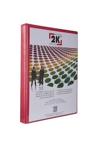 Klasör A4 Pvc 2 Cm 2 Halkalı 150 Yaprak Kapasiteli 25,5x32 Cm. Kırmızı Diğer