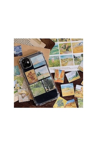 Katsushika Hokusai Temalı 45 Adet Sticker Seti Bullet Journal