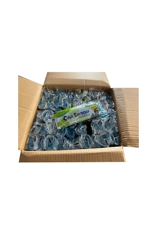 Canhome Battal Büyük Boy Çöp Torbası Mavi 30 L 50 x 10'lu Mavi 75 x 90 CM