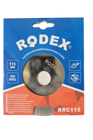 Rodex 115 Mm Cam Porselen Kesme Diski Elektrolizle Kaplı