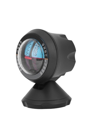 Moveevo Araç Eğim Ölçer - Yüksek Hassasiyetli Yol Durumu Tespit Cihazı, Abs Malzeme, Siyah, İç Dekor Ve Sürüş Güvenliği İçin