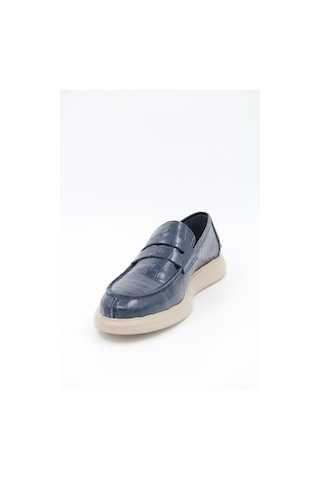 Freefoot 226825 Erkek Casual Ayakkabı - Lacivert Croco Deri Lacivert