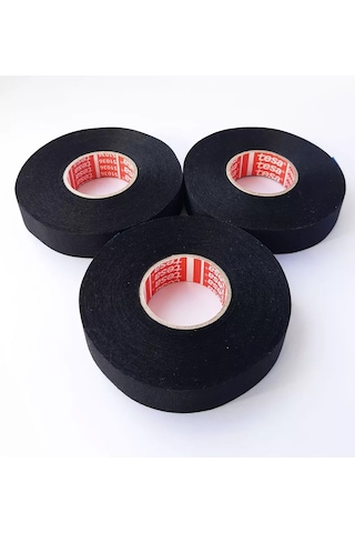Tesa Tesa 51036 Elektrik Bandı 3 Adet 25 Metre 19mm Pet Kumaş 179658176