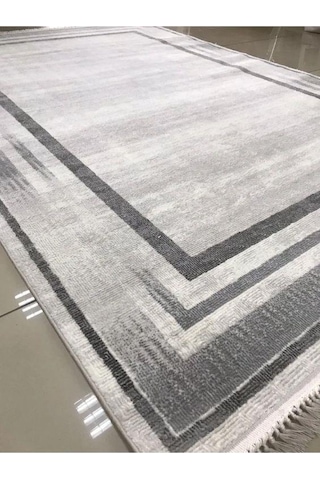 Merinos Halı Rodin 60900 095 Serisi Akrilik Salon Oturma Odası Halısı Gri