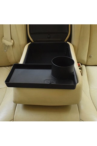 Araç Bardaklık Konson Organizeri Konsol Telefon Tutucu Kablo Çıkışlı Araç Organizeri Tüm Araçlar İçin